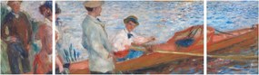 Obraz - Auguste Renoir, Oarsmen at Chatou, reprodukcje (170x50 cm)