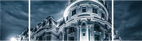 Obraz architektury w ciemności (170x50 cm)