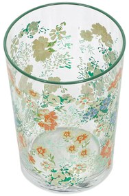Duża szklanka w kwiatowy wzór, 510 ml