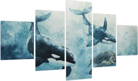 Obraz - Malowidło podwodne (125x70 cm)