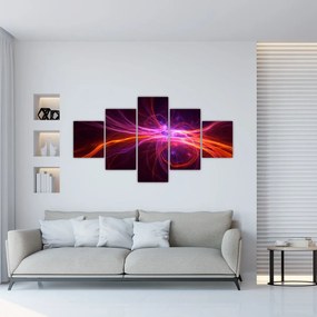 Obraz nowoczesnej abstrakcji (125x70 cm)