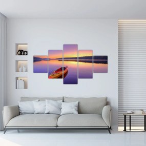 Obraz - Kajak na jeziorze (125x70 cm)