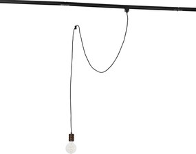 Lampa wisząca z zawieszeniem szynowym ciemny brąz - Cavalux
