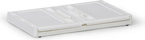 Duży składany regałowy pojemnik XXL 94 l, 660x400x358 mm, biały