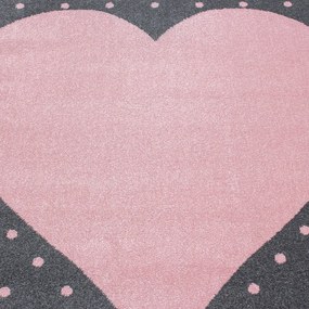 Różowo-szary dywan dziecięcy ø 160 cm Bambi – Ayyildiz Carpets
