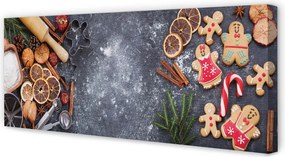 Obraz drukowany na płótnie Świąteczne Pierniki w Mące