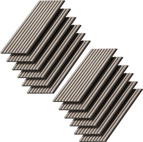 Panel akustyczny brązowy 120x1.8x40 akustikpaneel