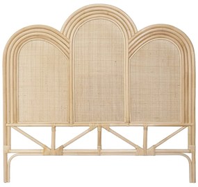 Zagłówek do łóżka 140 cm - Rattan - Naturalny - JAKOBIA