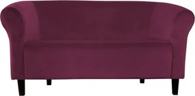 Sofa Milo tkanina Welur : Kolor nogi - Venge, Kolor tkaniny - VELVET - MG02, Typ tkaniny - Velvet, Wysokość nogi - 15 cm