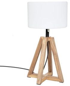 Lampa na taras Matia, stelaż z drewna akacjowego, wys. 58 cm