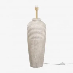 Podstawa Do Lampy Stojącej 65 Cm Z Ceramiki Arondir Distressed White - Sklum