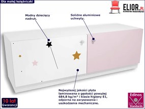 Komoda dla dziecka z kolorową grafiką Fixo 7X - 2 kolory