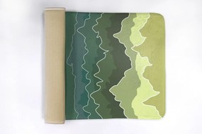 Dywanik antypoślizgowy do łazienki Dywanik antypoślizgowy do łazienki Góry Abstrakcja