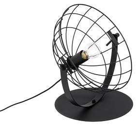 Industrialna lampa stołowa czarna regulowana - Hanze