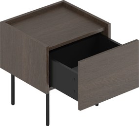 Szafka nocna Dunari z szufladą 45 cm - dąb dunin