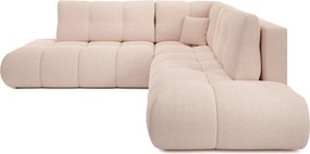 Masseno Narożnik DUCA z funkcją spania i pojemnikiem na pościel Narozniki L, Rozkładana sofa - Pomarańczowy, CURIO 60
