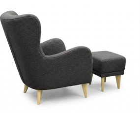 Fotel Roland z podnóżkiem-ergonomiczny, komfortowy i ponadczasowy design