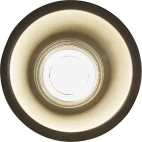 Nowoczesny inteligentny reflektor wpuszczany czarny z WiFi GU10 - Dept