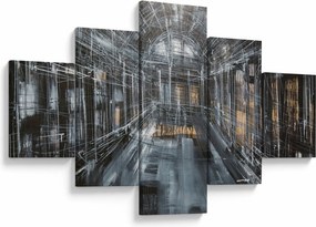 Obraz wnętrza starego budynku (125x70 cm)