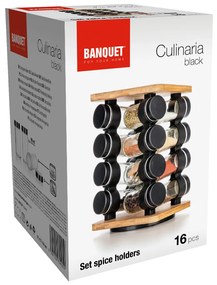Zestaw przypraw Banquet CULINARIA Black, 16 szt.