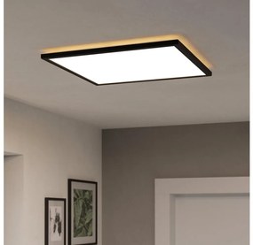 Eglo 901457 -LED Ściemn. łaz. lampa ROVITO-R 17W/230V 50x50 cm IP44 czarny + pilot