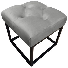 Pufa CHESTERFIELD LOFT ławka podnóżek metal MG17