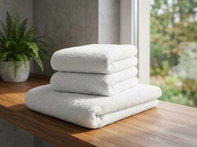 Ręcznik kąpielowy MONEA 70x140 cm biały, 100% bawełna