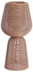 Jasnoczerwona lampa stołowa (wysokość 42 cm) Aboso – Light &amp; Living