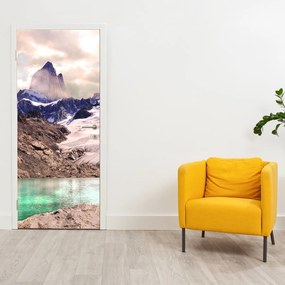 Fototapeta na drzwi - Górskie jezioro (95x205cm)