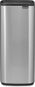 Stalowy kosz na śmieci otwierany na dotyk w kolorze matowego srebra 30 l Bo Touch – Brabantia