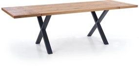 Rozkładany stół Xavier z blatem w okleinie naturalnej