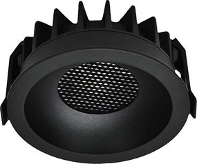 LED sufitowa lampa LED/24W/230V 3000/4000/6400K Ø13,5 cm czarna