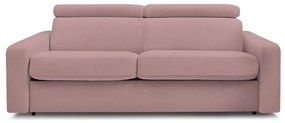 Różowa rozkładana sofa 195 cm Monaco – Bobochic Paris