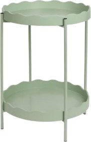 Stolik pomocniczy RAVELO Ø 40,5 cm, zielony