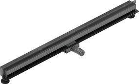 Mexen Flat Wall odpływ liniowy ścienny 2w1 120 cm, gun gray szczotkowany - 1E30120