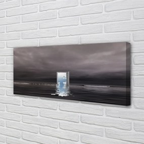 Obraz na płótnie Drzwi na Granicy Morza i Nieba