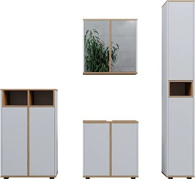 Zestaw mebli łazienkowych biały/artystyczny 60x30x62 didi