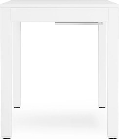 Biurko regulowane elektrycznie podnoszone białe, 120x63 cm: EVAN