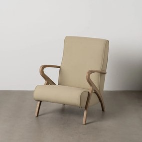 Beżowy fotel Weave – Ixia
