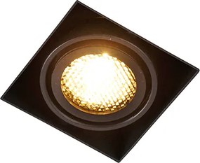 Zestaw 6 reflektorów wpuszczanych czarnych, regulowanych, bezramkowych - Oneon Honey