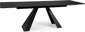 Stół rozkładany SALVADORE CERAMIC 160(240)x90 czarny sahara noir
