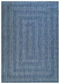Dywan zewnętrzny Zagora Ramka niebieski 80 cm x 150 cm
