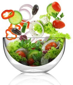 Szklana misa do serwowania z podwójną ścianką Vialli Design Double, 500 ml