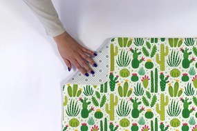 Dywanik łazienkowy Dywanik łazienkowy Kaktusy Wzór