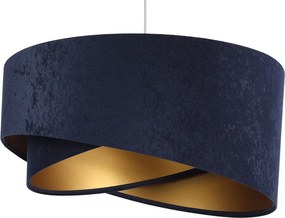 Granatowo-złota lampa wisząca glamour - EX985 E8-L48