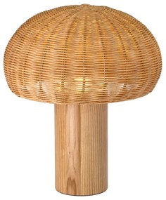 Lampa stołowa LED z rattanowym kloszem (wysokość 32 cm) – Villa Collection