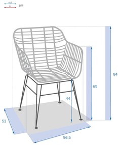 Krzesło ogrodowe LAMBADA
