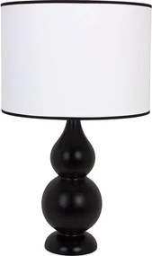 Czarna lampka nocna drewniana - 13X S223 W9-R17