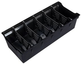Organizer pojemnik kuchenny na torebki z przyprawami 30x13x8 cm (Czarny)