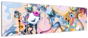 Obraz - Abstrakcja bajki (170x50 cm)
